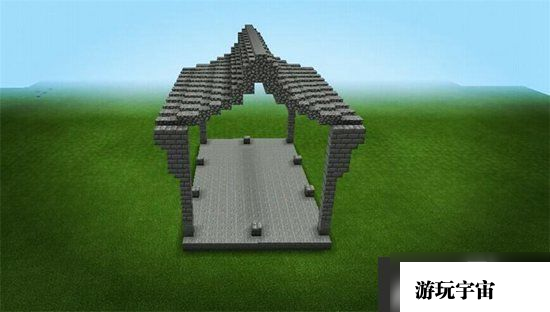 手游我的世界硬山式古建筑教程 硬山式古建筑怎么做