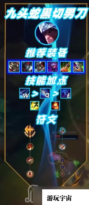 《英雄联盟》九头蛇黑切男刀套路介绍