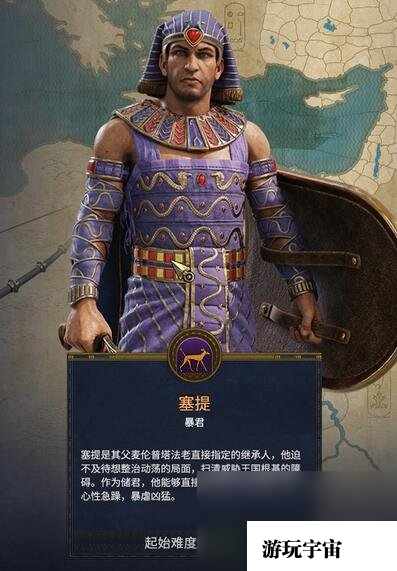 《全面战争法老》各派系首领介绍